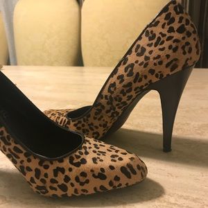 Worn once Aldo Leopard Print Stiletto Heels